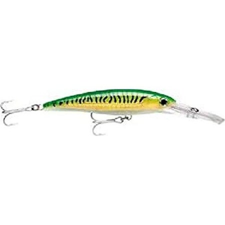Rapala XRap Magnum 30 Trolling, Deep Diver, 6 14, 2 12 Oz, Gold Green Mackerel, Floating XRMAG30GGM